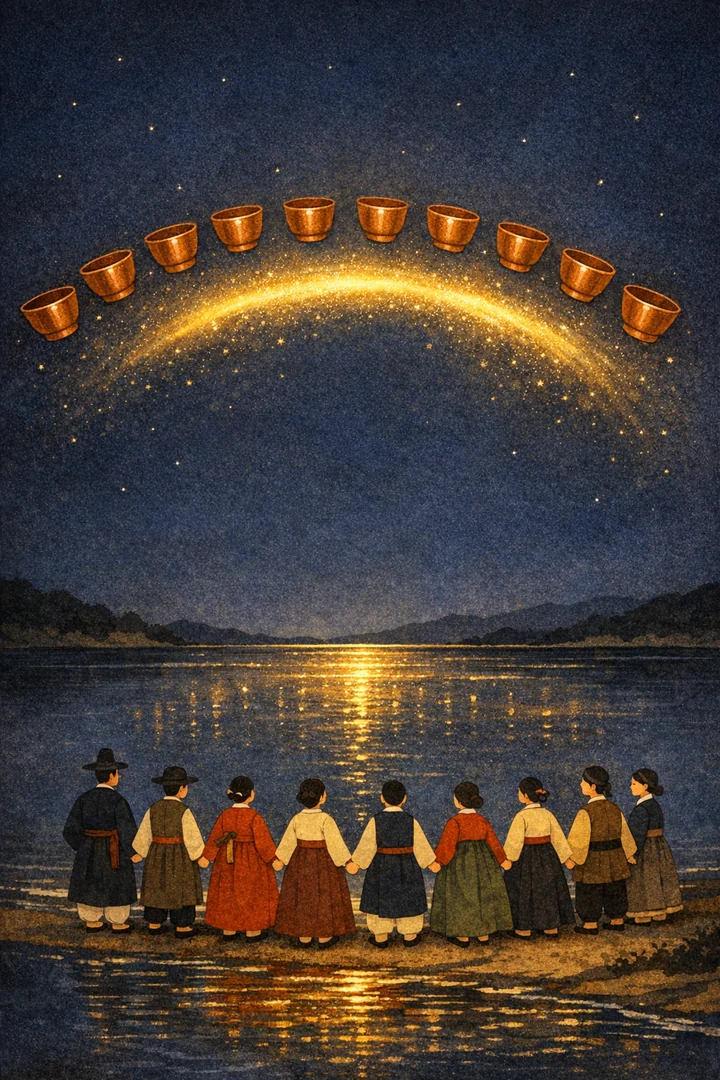 타로 잔 10 카드 그림