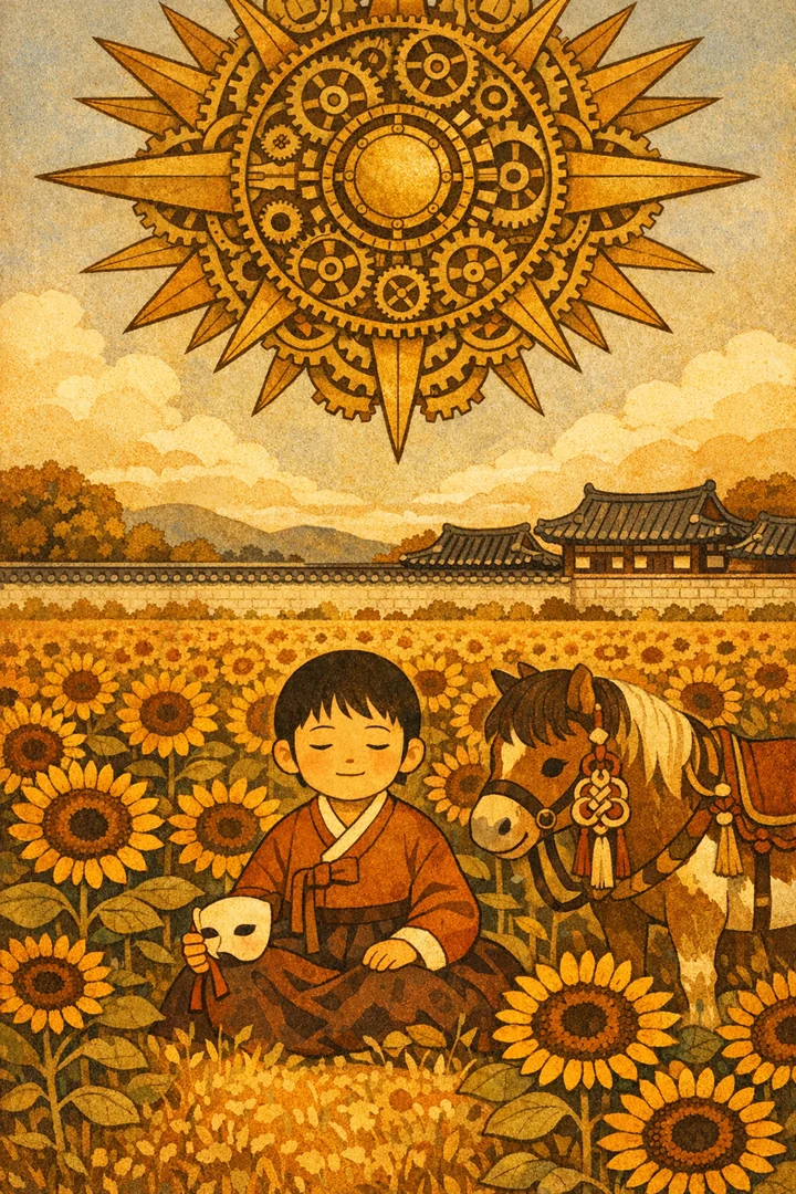 타로 태양 카드 그림
