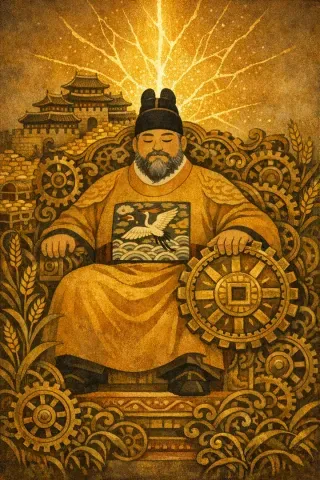 타로 동전 왕 카드 그림