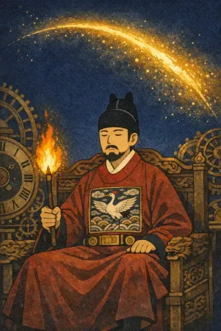 타로 지팡이 왕 카드 그림