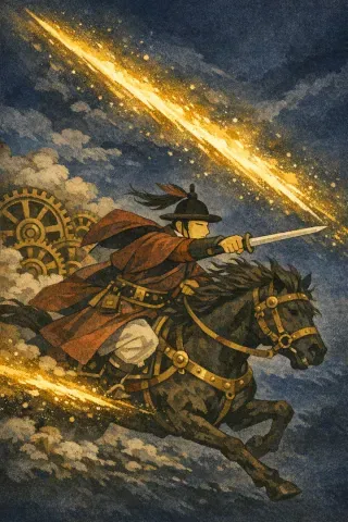 타로 검 기사 카드 그림