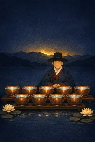 타로 잔 9 카드 그림