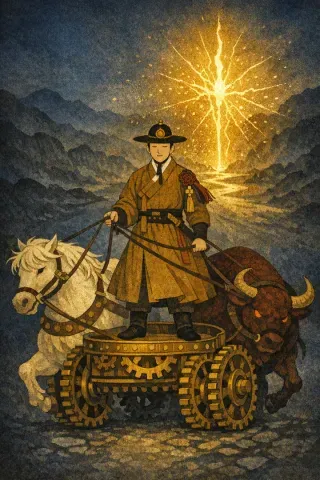 타로 전차 카드 그림