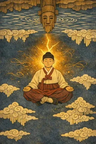 타로 매달린 사람 카드 그림