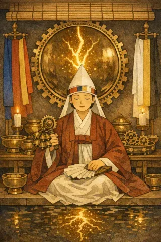 타로 여사제 카드 그림