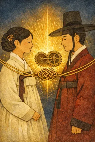 타로 연인 카드 그림