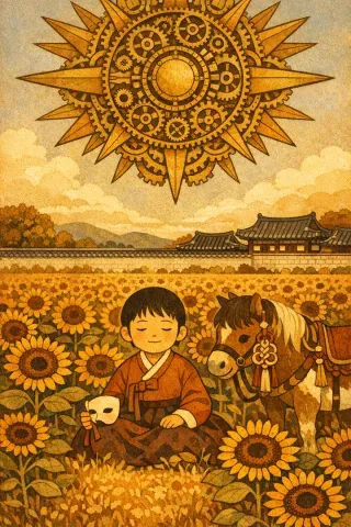 타로 태양 카드 그림